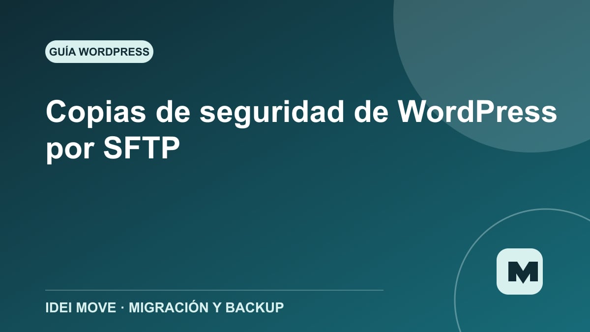 Imagen de la gu&iacute;a Copias de seguridad de WordPress por SFTP